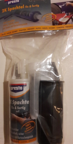 Presto 2 Componenten Polyester Plamuur Kant- en klaar OP=OP Presto 2 Componenten Polyester Plamuur Kant- en klaar OP=OP