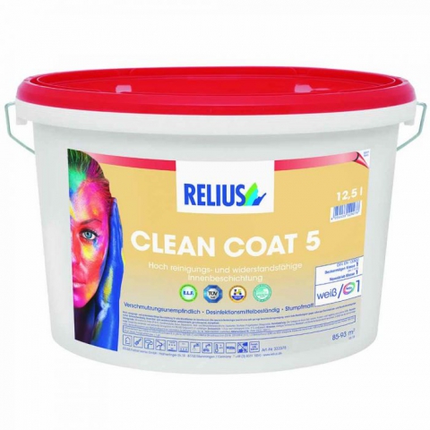 Relius Cleancoat 5 3LTR lichte tinten Relius Cleancoat 5 3LTR lichte tinten